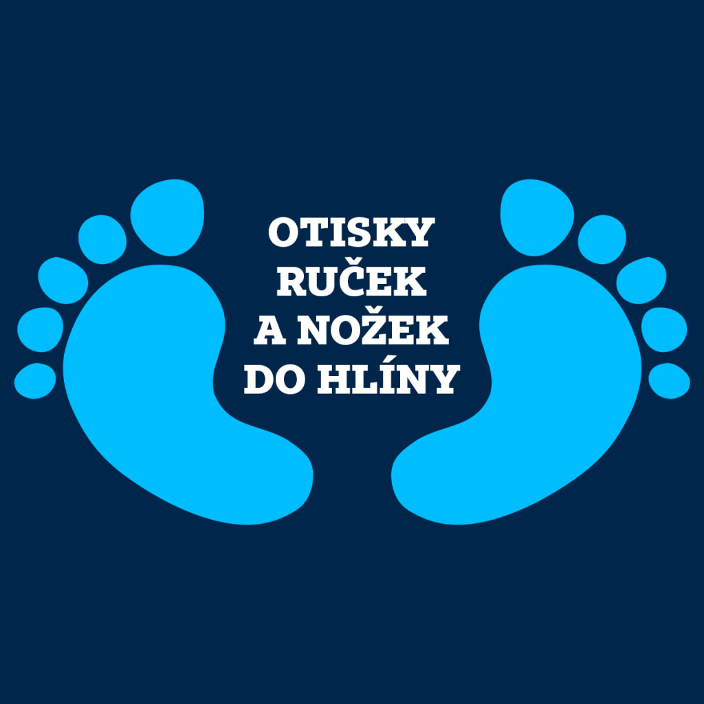 Otisky ruček a nožek do hlíny