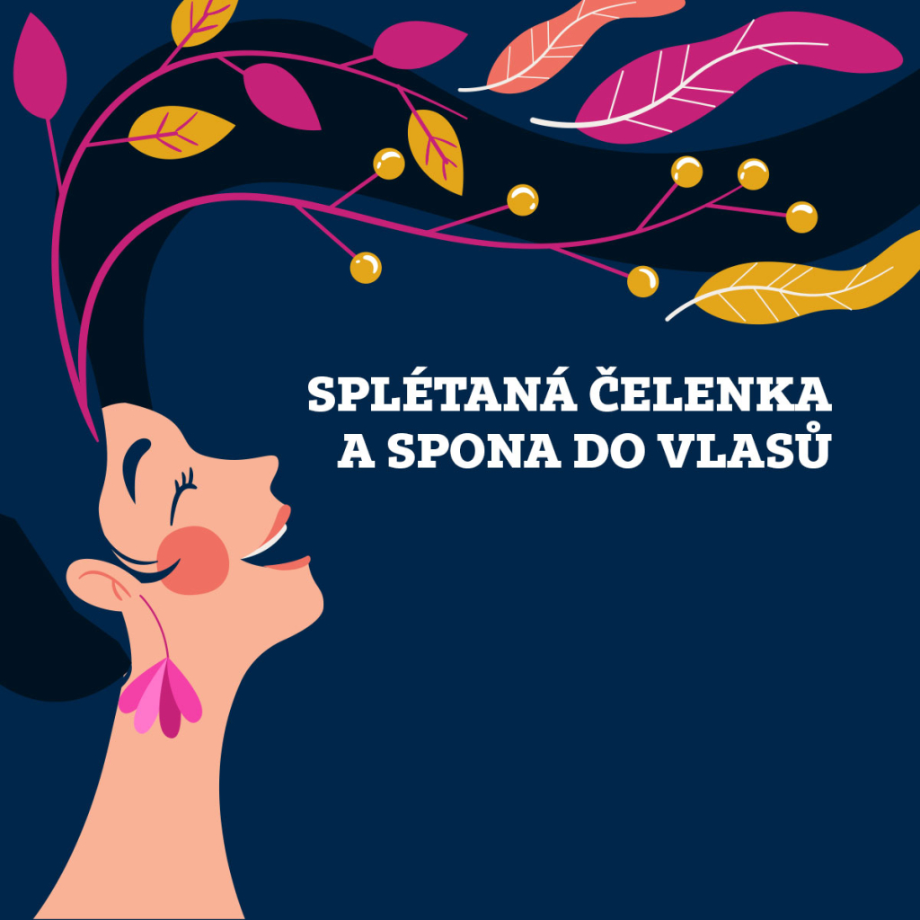Splétaná čelenka a spona do vlasů | Hair Design