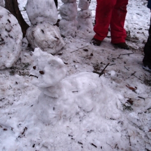 Stavění sněhuláků